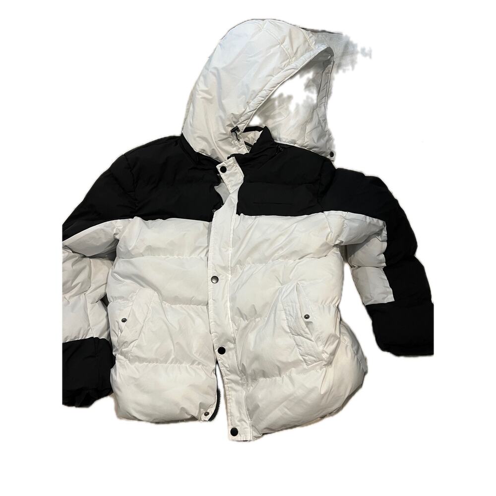 FF Brand 100% Polyester Hooded Puffer Jacket Womans XL